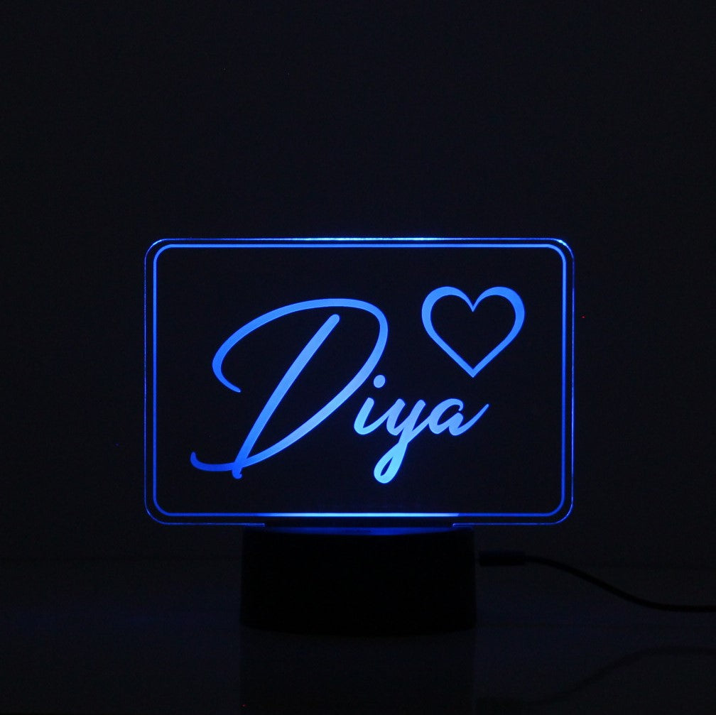 Customized Name Lamp with Icon