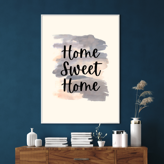 Digital Printable Home Sweet Home Poster