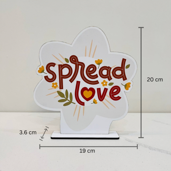 Spread Love Inspiring Showpiece for Home Office Decorative Item
