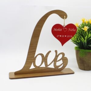 Love Gift With Names and Date