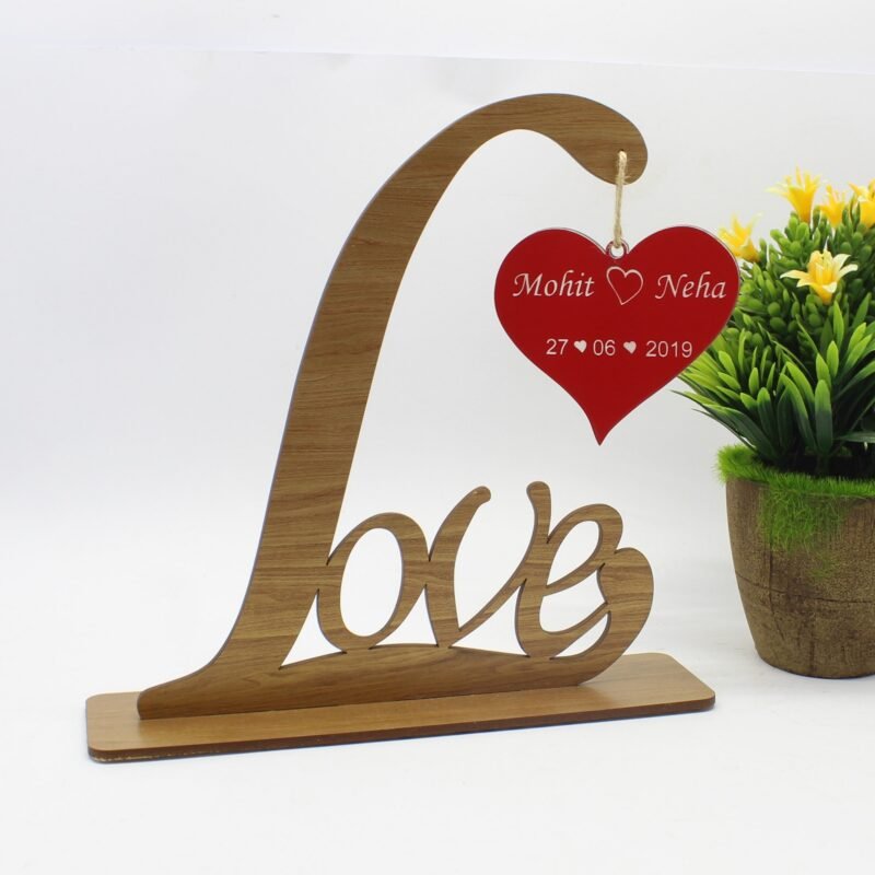 Love Gift With Names and Date - Image 1