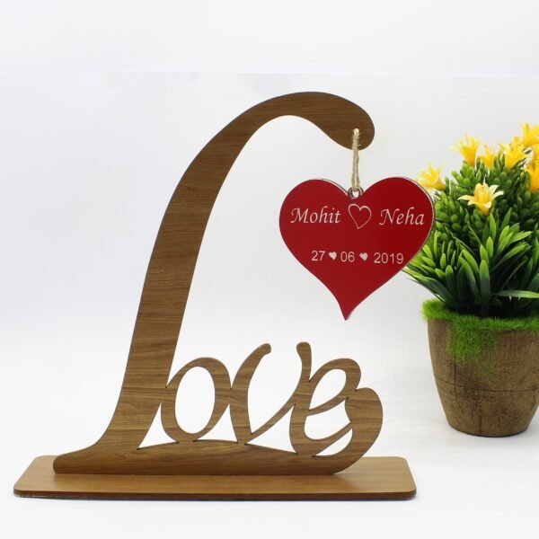 Love Gift With Names and Date