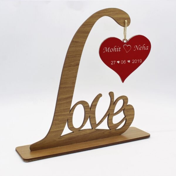 Love Gift With Names and Date