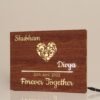 Couple Name Lamp with Date and "Forever Together" Message