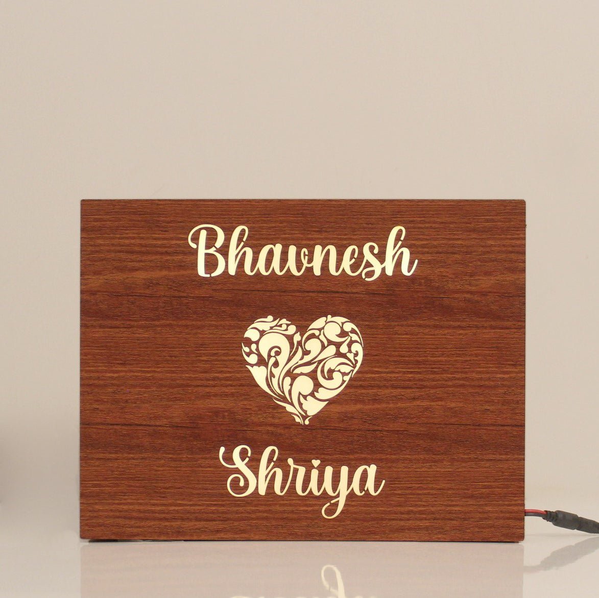 Personalized Couple Name Lamp