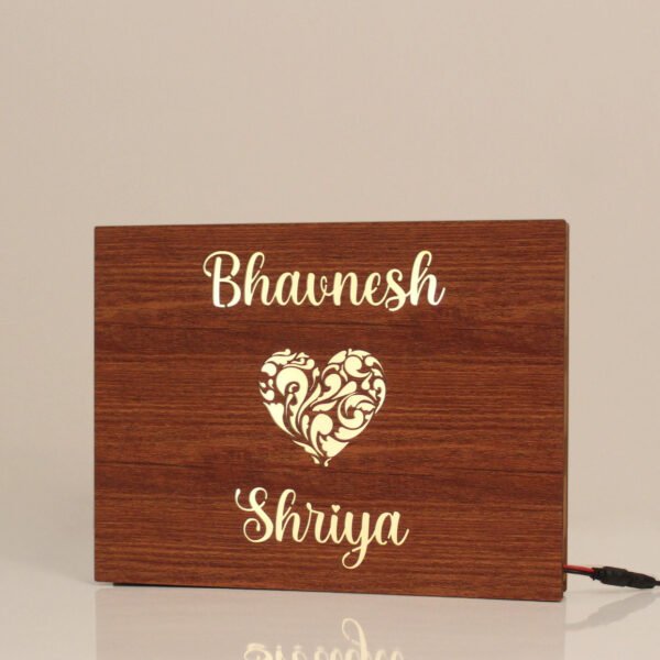 Personalized Couple Name Lamp