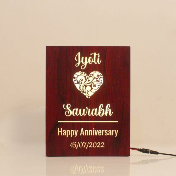 Personalized Couple Name Lamp RM