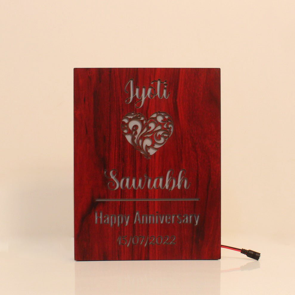 Personalized Couple Name Lamp RM - Image 3