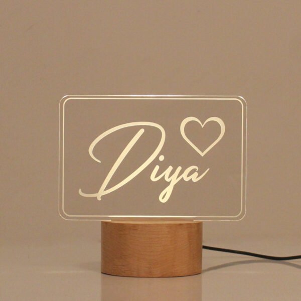 Customized Name Lamp with Icon