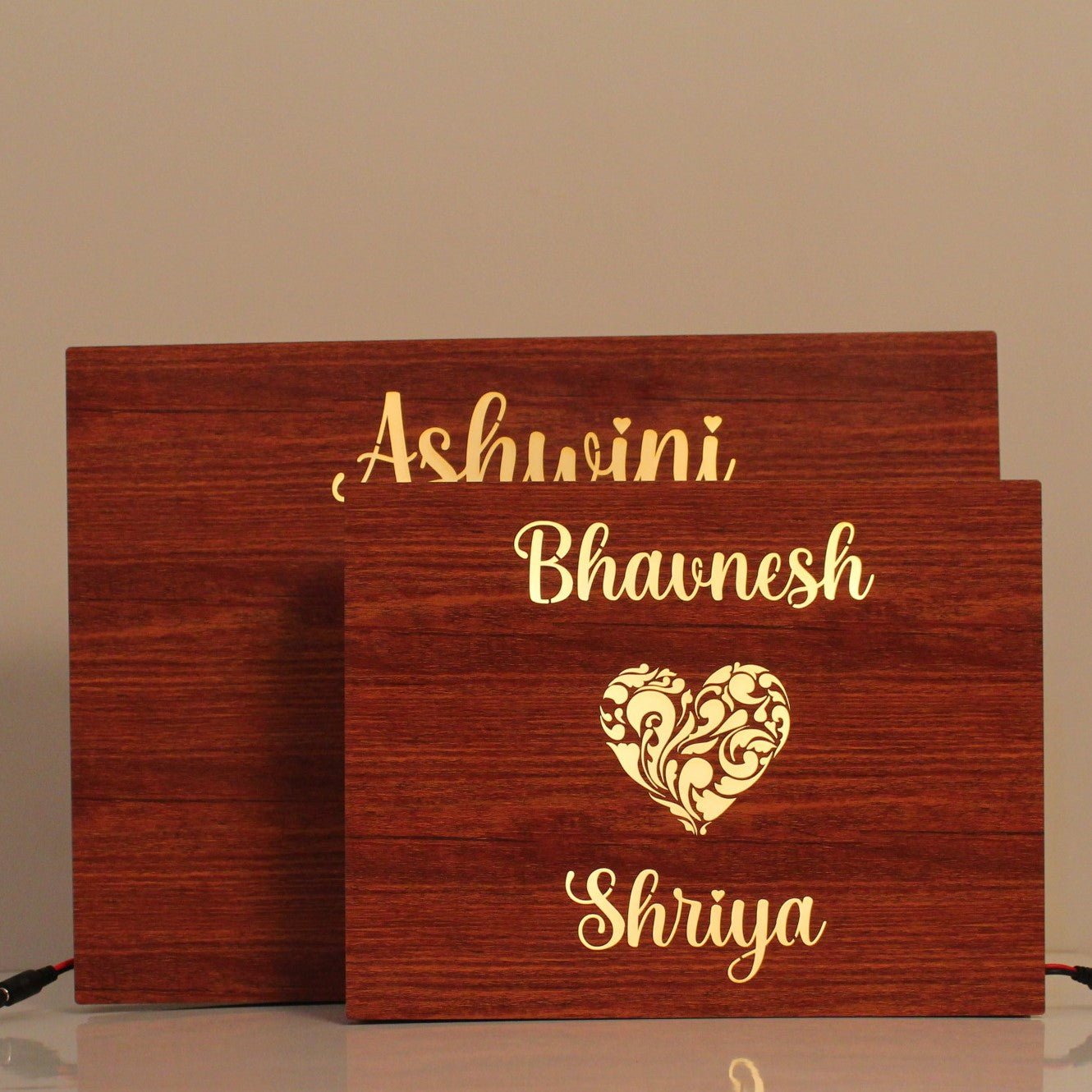 Personalized Couple Name Lamp - Image 3