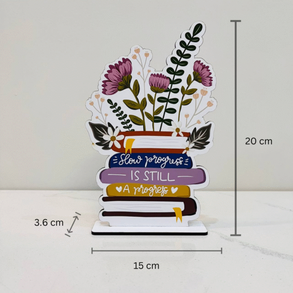 Slow Progress is Still a Progress Motivational Showpiece for Home Office Decorative Item