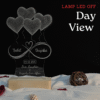Couple Name Lamp Ballon Heart Design