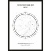 Customized Star Map Frame with Personal Quote or Message
