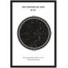 Customized Star Map Frame with Personal Quote or Message