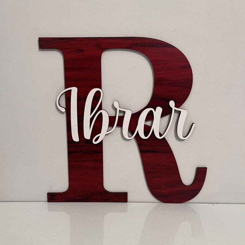Big Alphabet with Name - Image 1