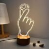 Finger Heart LED Lamp