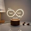 Infinity Couple Name Lamp