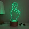 Finger Heart LED Lamp