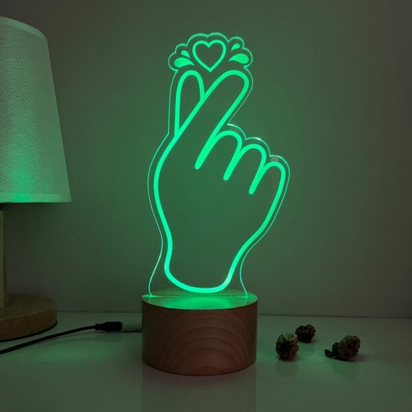Finger Heart LED Lamp