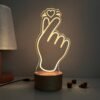 Finger Heart LED Lamp