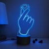Finger Heart LED Lamp