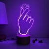 Finger Heart LED Lamp