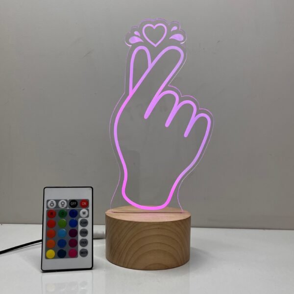Finger Heart LED Lamp
