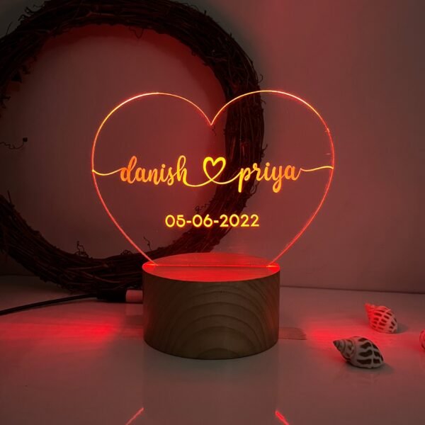 IMG_1010 Customized Heart Shape Couple Name Lamp