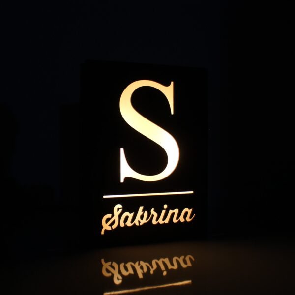 Customized Big Alphabet Name Lamp