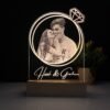 Customized Photo Lamp with Name Ring Design