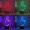 Finger Heart LED Lamp
