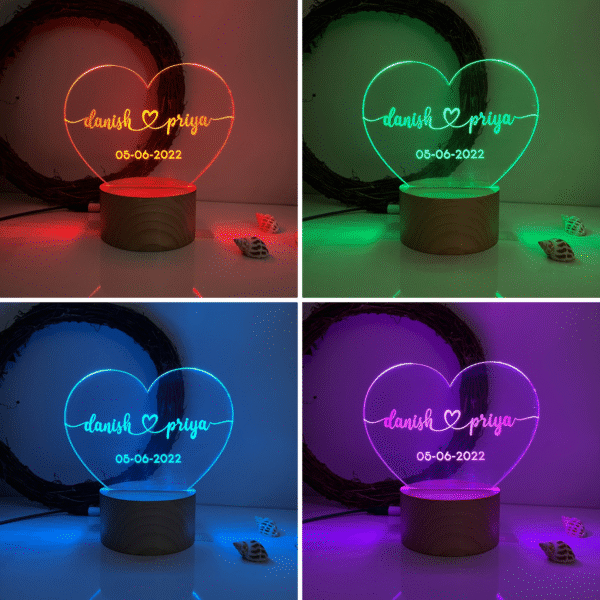 MinimalSquarePhotoCollagePhotographyInstagramPost_21a0f2b4-7961-4c73-bff9-092c9a9ccf48 Customized Heart Shape Couple Name Lamp