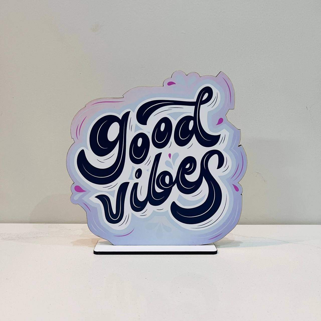 Good Vibes Table Decor Showpiece for Home Office Decorative Item - Image 2