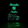 Customized Couple Name Lamp (Multicolor Remote Control)