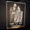 Couple Photo Lamp with  Name, Date, Custom Text
