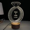 Diamond Ring Lamp with Customized Text