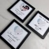 Where we first met Location Gift with Couple Photo, Name, Date Frame