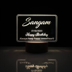 Birthday Gift with Name Message and Date