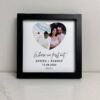 Where we first met Location Gift with Couple Photo, Name, Date Frame