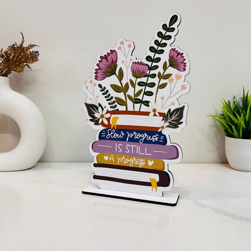 Slow Progress is Still a Progress Motivational Showpiece for Home Office Decorative Item - Image 1