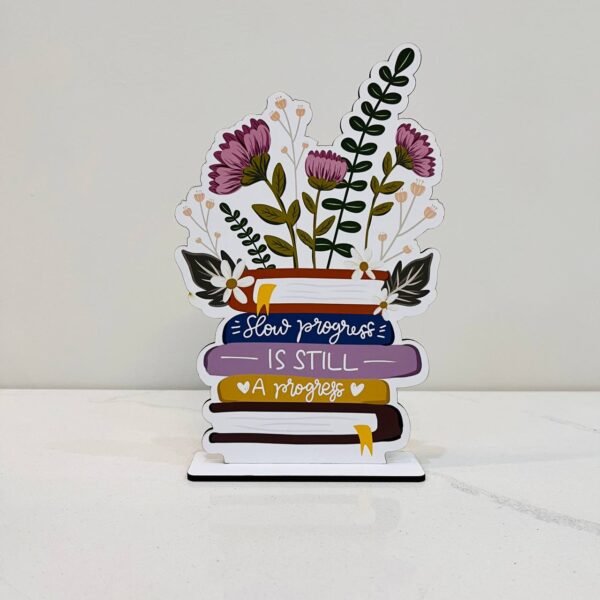 Slow Progress is Still a Progress Motivational Showpiece for Home Office Decorative Item