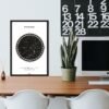Customized Star Map Frame with Personal Quote or Message