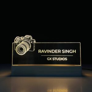 Personalized LED Desk Lamp for Photographers | Perfect Gift for Photography Lovers