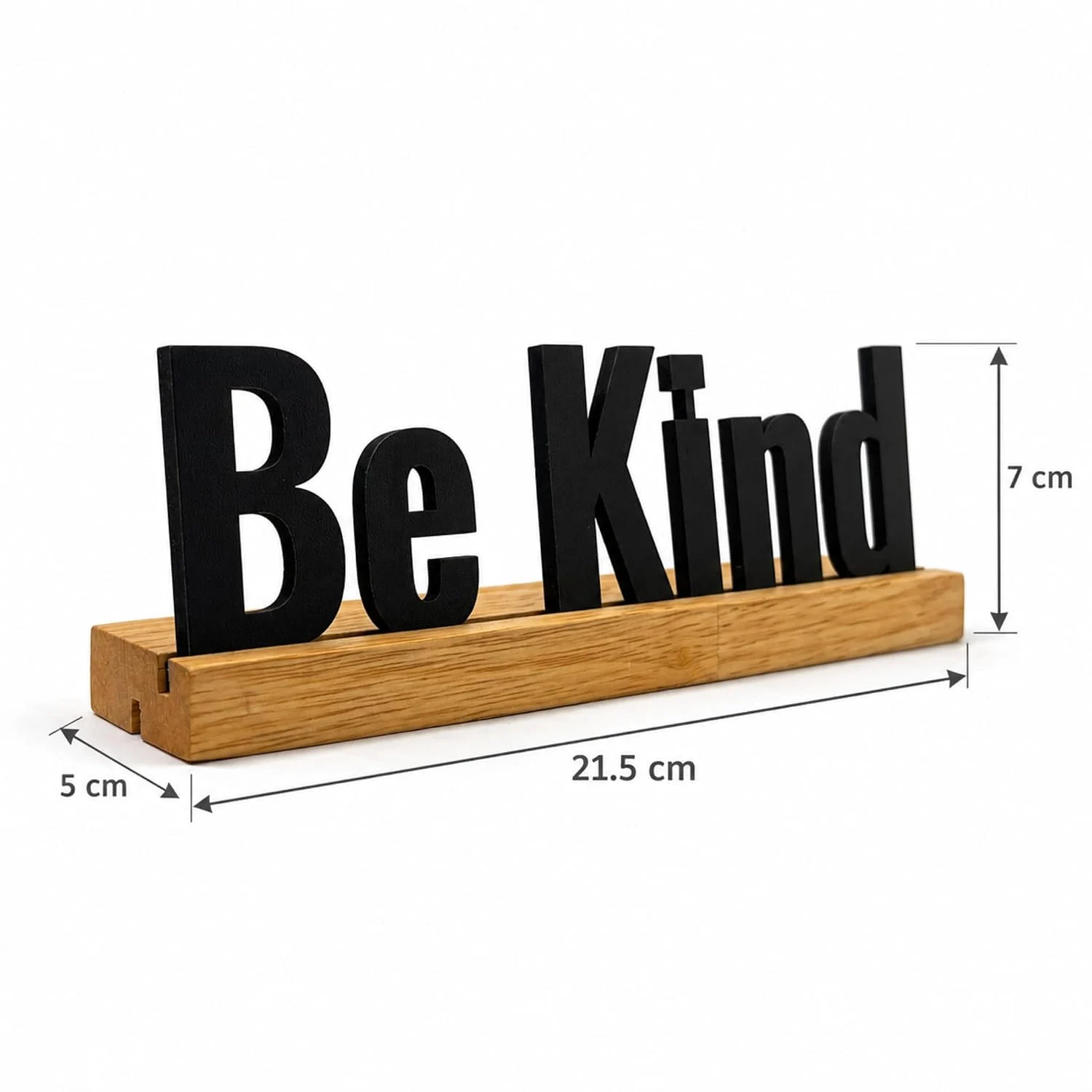 Be Kind Wooden Table Sign – Positive Quote Decor – photo 3