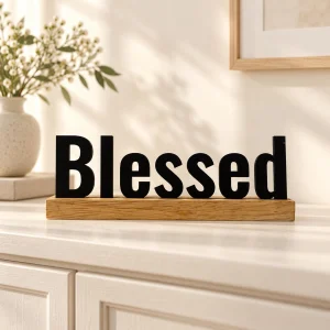 Blessed wooden table sign – photo 2