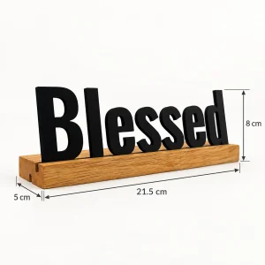 Blessed wooden table sign – photo 3