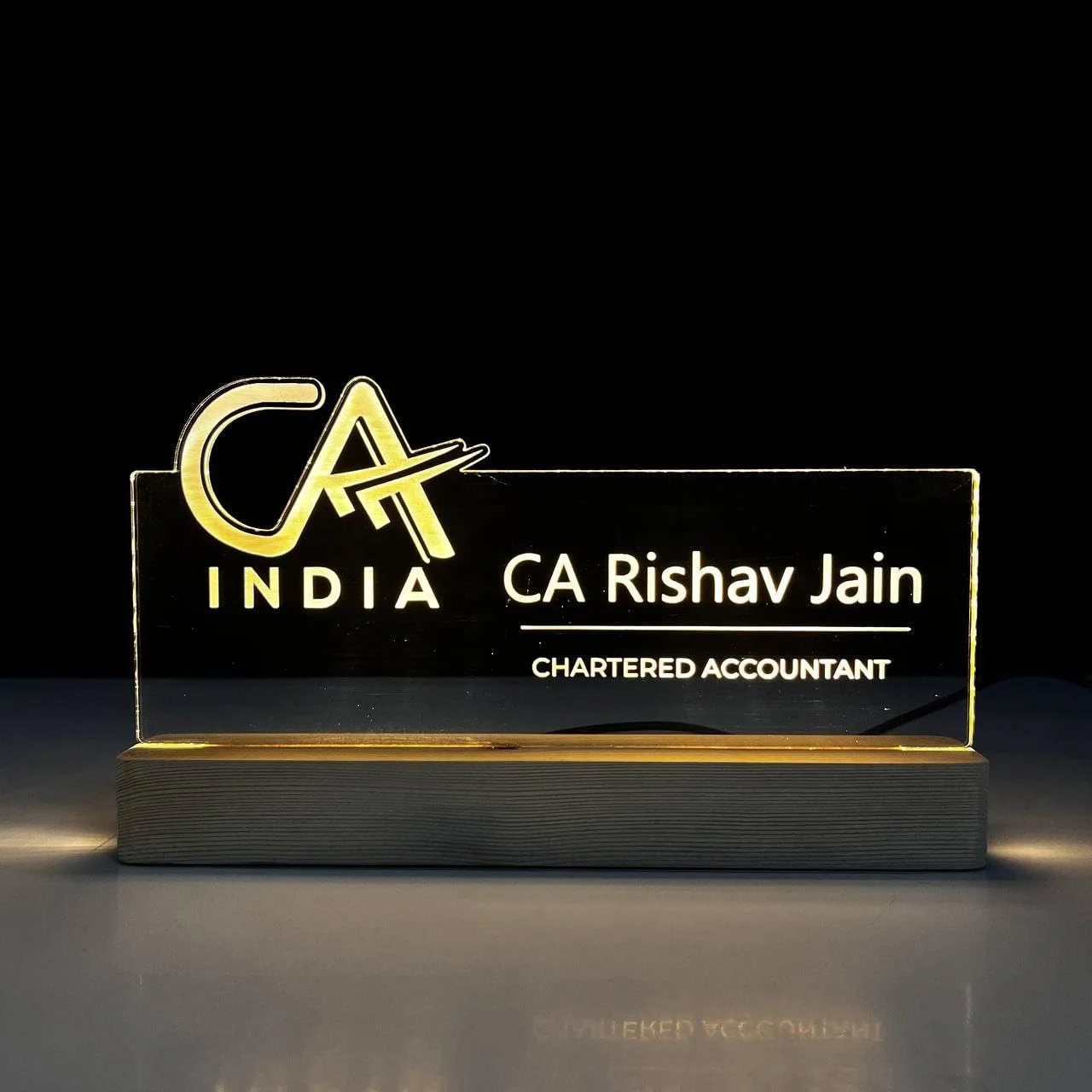 Name lamp for chartered accountants