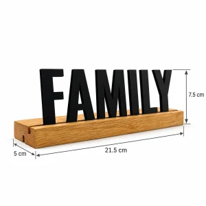 Family wooden table sign – photo 3