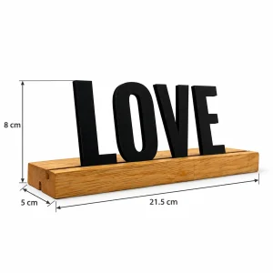 LOVE wooden table sign – photo 3