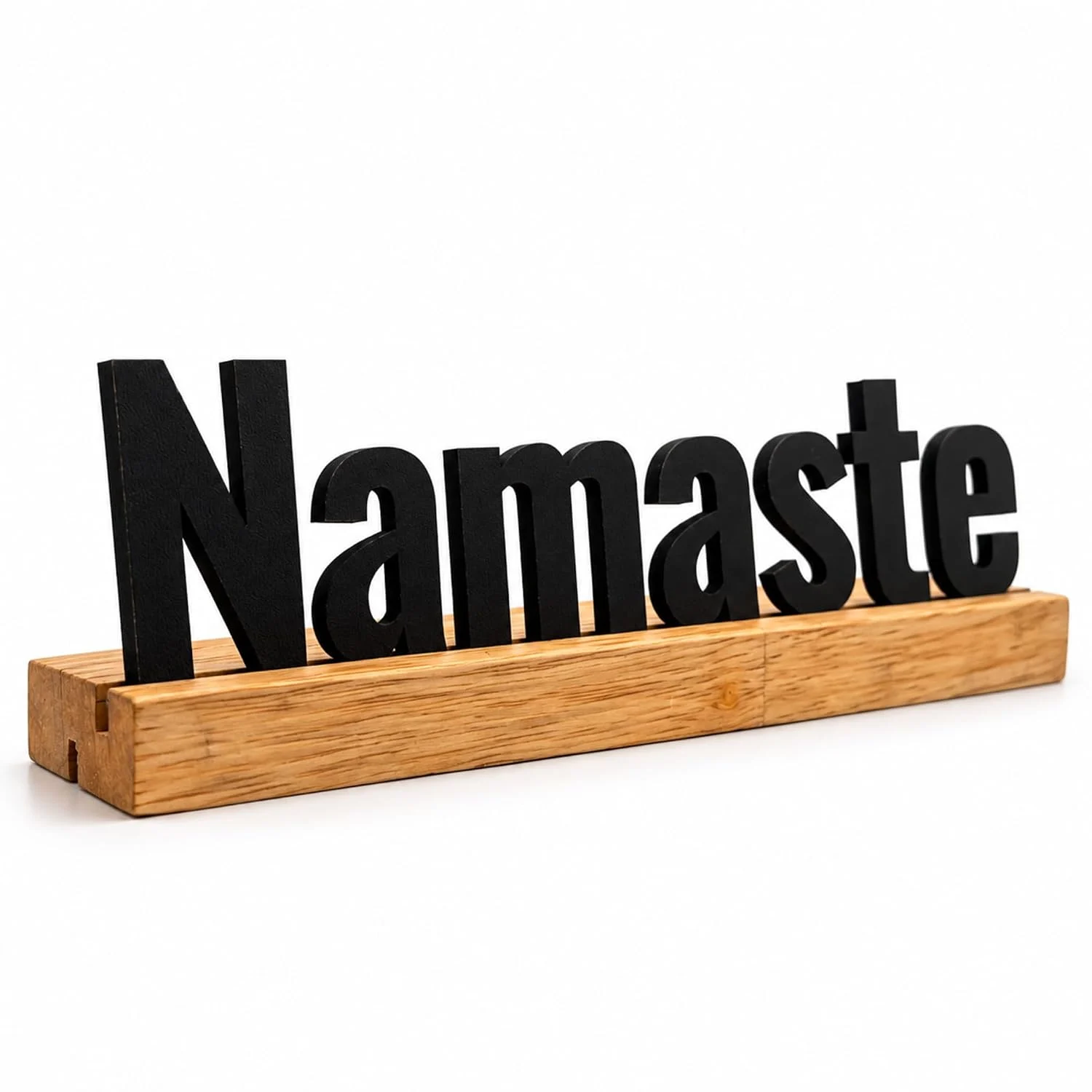 Namaste Wooden Table Sign – Entrance & Desk Decor – photo 6